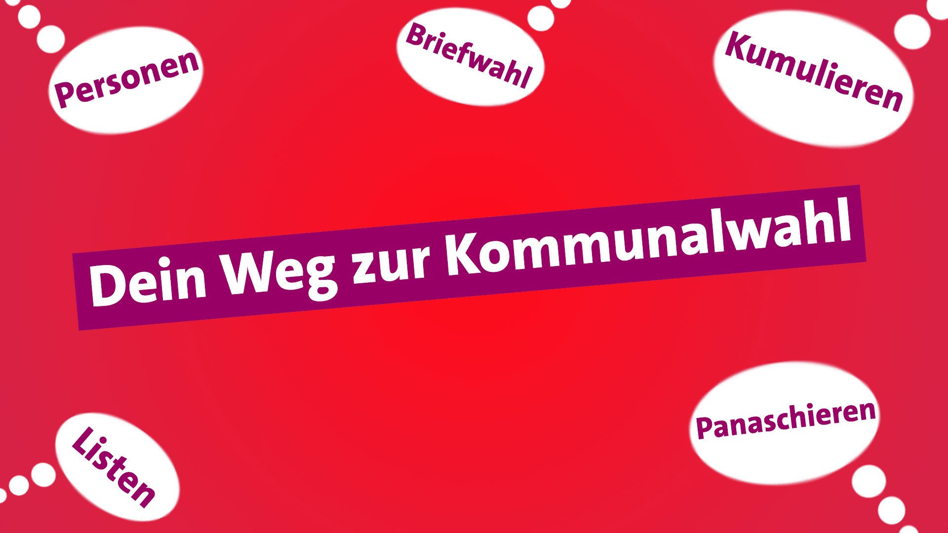 Briefwahl, Kumulieren und Panaschieren
